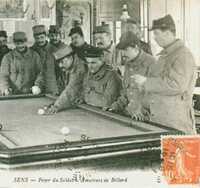  1914-1918 Sens Foyer du soldat le Billard Chamber of the soldier Billiards.jpg 